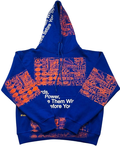 Words Hold Power Hoodie (Size Medium)