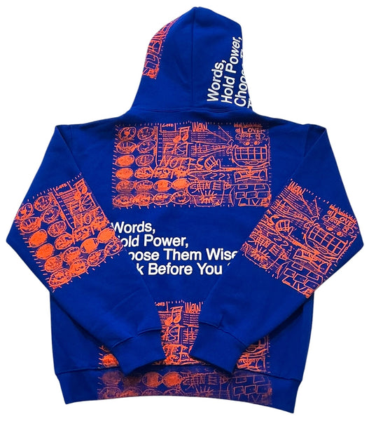 Words Hold Power Hoodie (Size Medium)