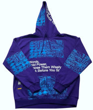Load image into Gallery viewer, Words Hold Power Hoodie (Size XL)
