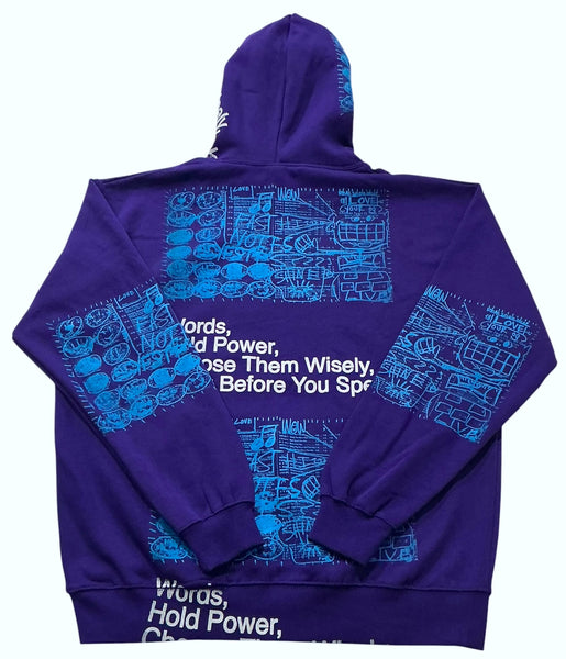 Words Hold Power Hoodie (Size XL)
