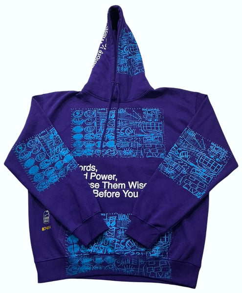 Words Hold Power Hoodie (Size XL)