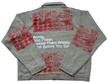Load image into Gallery viewer, Words Hold Power Workwear Jacket (Size Large)
