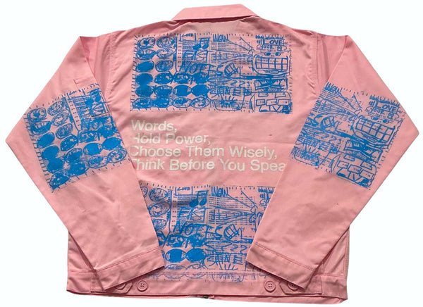 Words Hold Power Workwear Jacket (Size Medium)