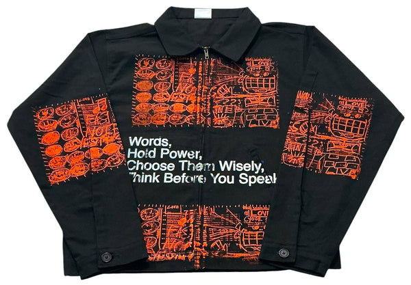 Words Hold Power Workwear Jacket (Size XL)