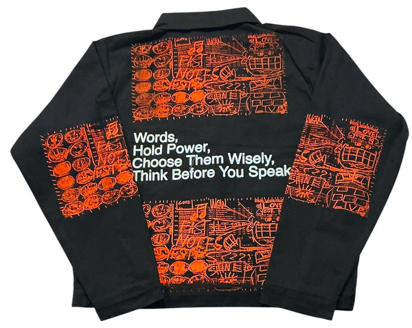 Words Hold Power Workwear Jacket (Size XL)