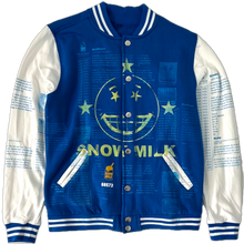 Load image into Gallery viewer, Snow Milk Kindness Varsity Jacket (Size Medium)
