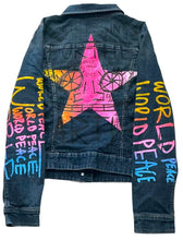 Load image into Gallery viewer, World Peace Jean Jacket (Size Women's Small)
