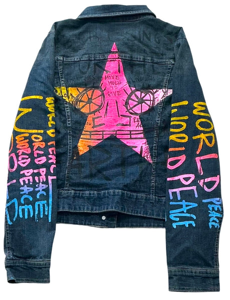 World Peace Jean Jacket (Size Women's Small)