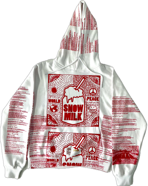 Optimism World Peace As A Way Of Life (The Wearable Album) Hoodie (Size Medium)