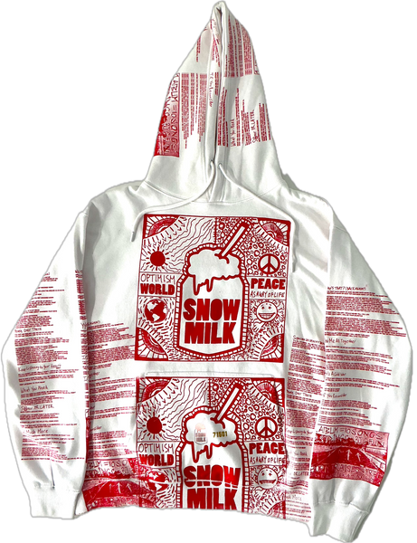 Optimism World Peace As A Way Of Life (The Wearable Album) Hoodie (Size Large)
