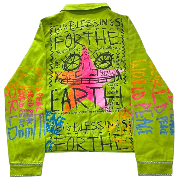 World Peace Jean Jacket (Size Women's 10)