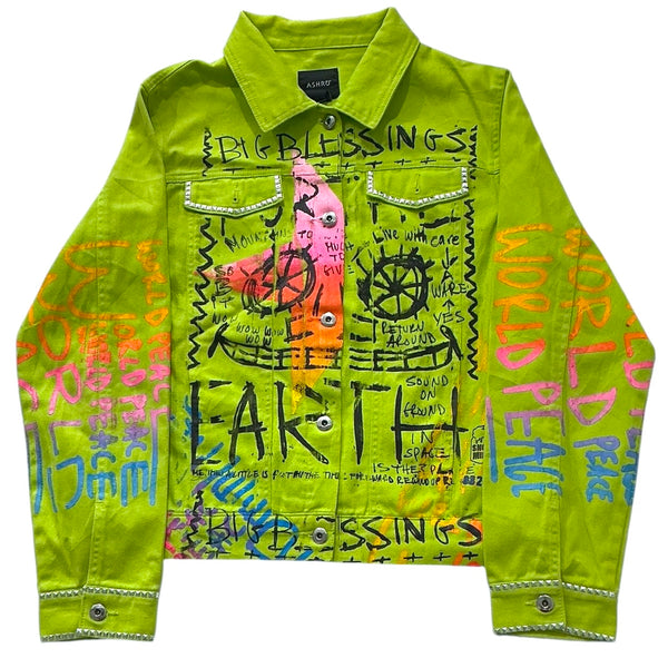 World Peace Jean Jacket (Size Women's 10)