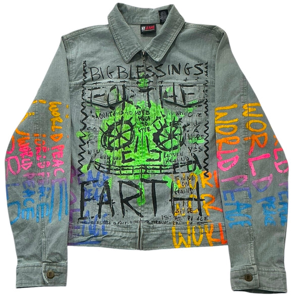 World Peace Jean Jacket (Size Large)