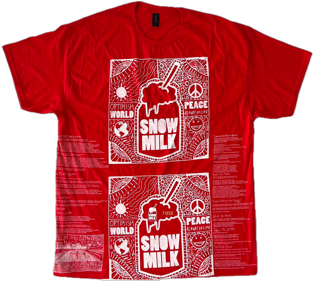 Optimism World Peace As A Way Of Life (The Wearable Album) Tee (Size XL)