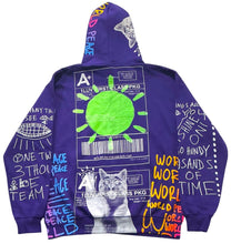 Load image into Gallery viewer, Positive Shipping Label Hoodie (Size XL)
