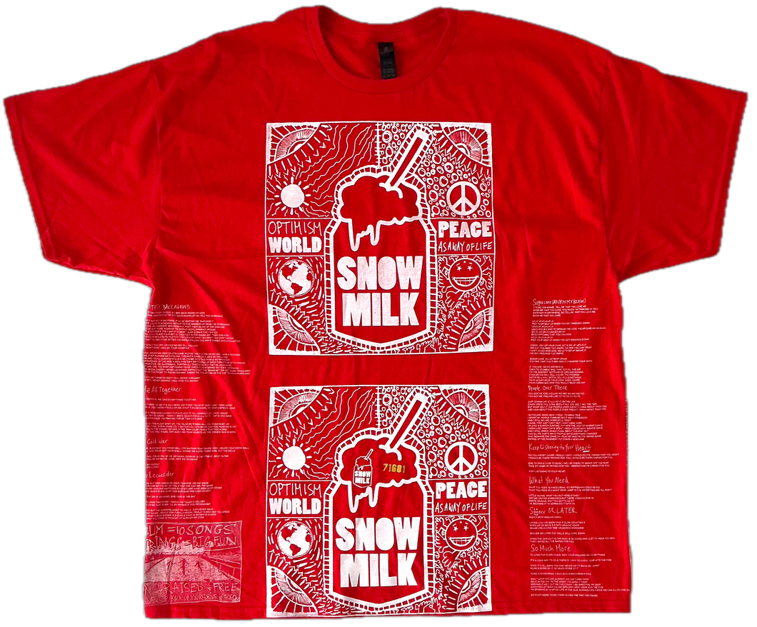 Optimism World Peace As A Way Of Life (The Wearable Album) Tee (Size 2XL)