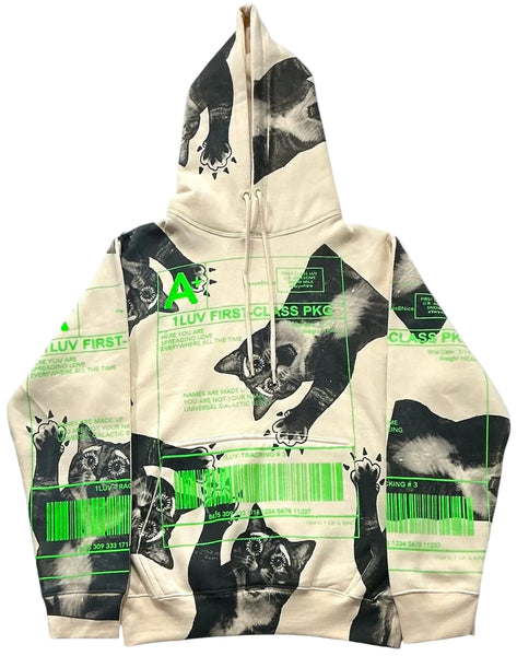Positive Shipping Label Hoodie (Size Small)
