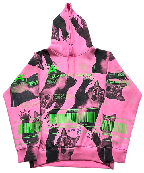 Positive Shipping Label Hoodie (Size Medium)