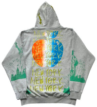 Load image into Gallery viewer, Big Apple Big Love Zip-Up Hoodie (Size 2XL)
