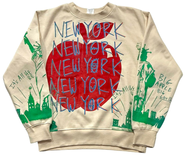 Big Apple Big Love Crewneck (Size Small)
