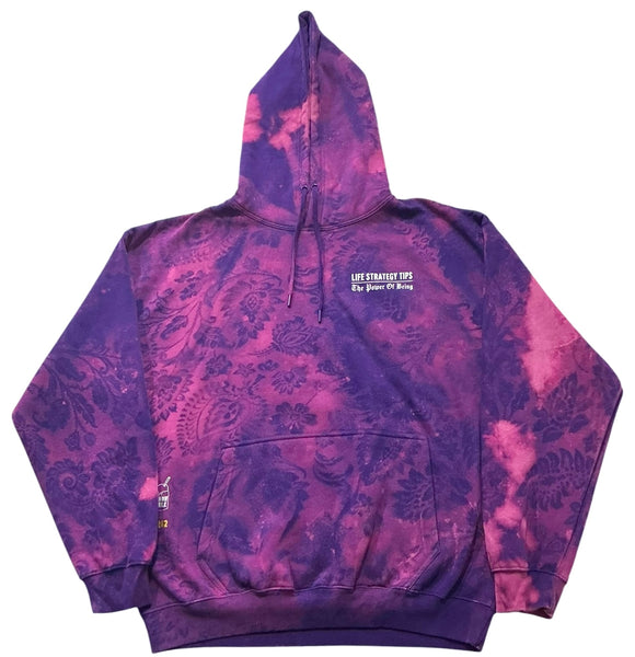Life Strategy Tips Doily Bleach Hoodie (Size 2XL)
