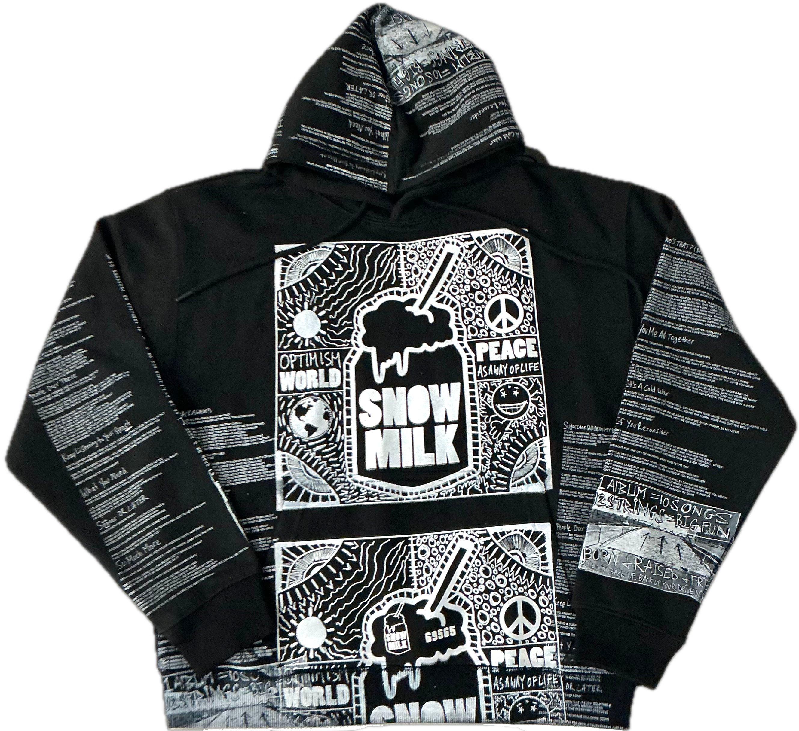 Optimism World Peace As A Way Of Life (The Wearable Album) Hoodie (Size Medium)