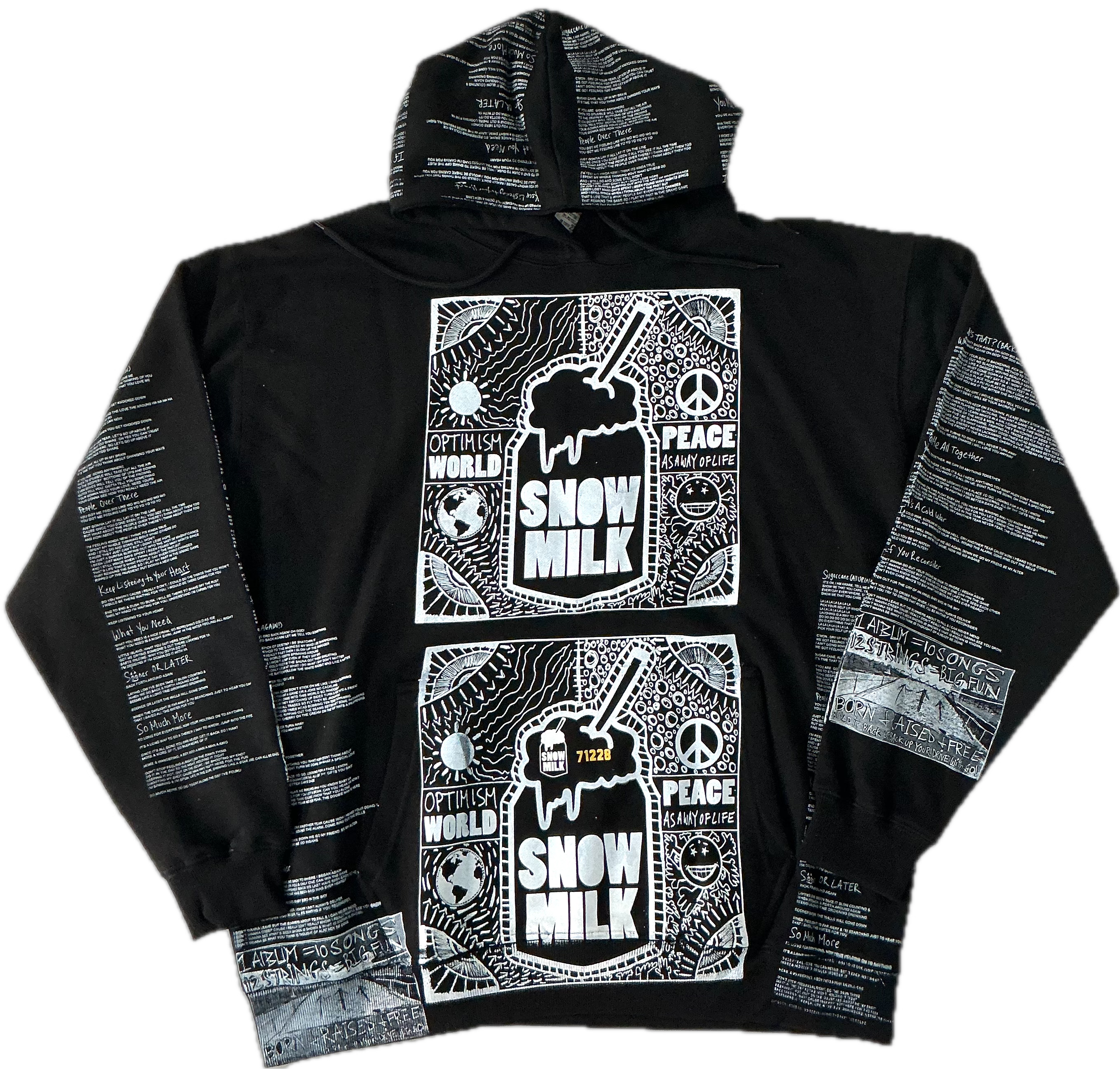 Optimism World Peace As A Way Of Life (The Wearable Album) Hoodie (Size 2XL)