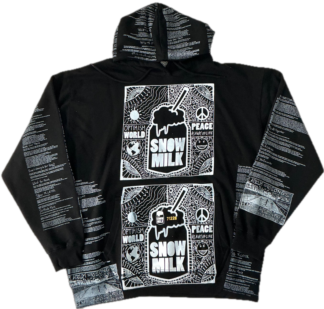 Optimism World Peace As A Way Of Life (The Wearable Album) Hoodie (Size 2XL)
