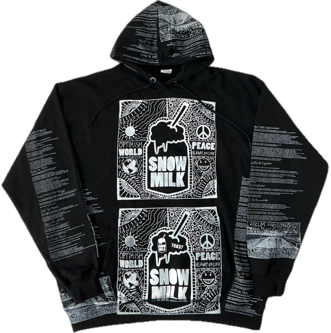 Optimism World Peace As A Way Of Life (The Wearable Album) Hoodie (Size 2XL)