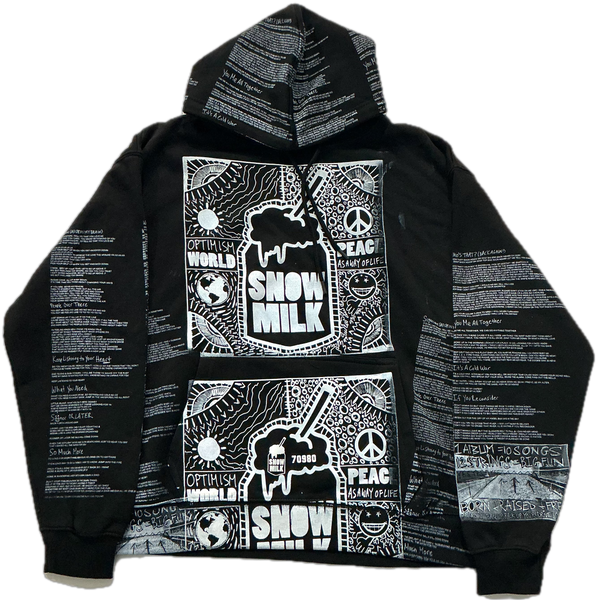Optimism World Peace As A Way Of Life (The Wearable Album) Hoodie (Size Large)