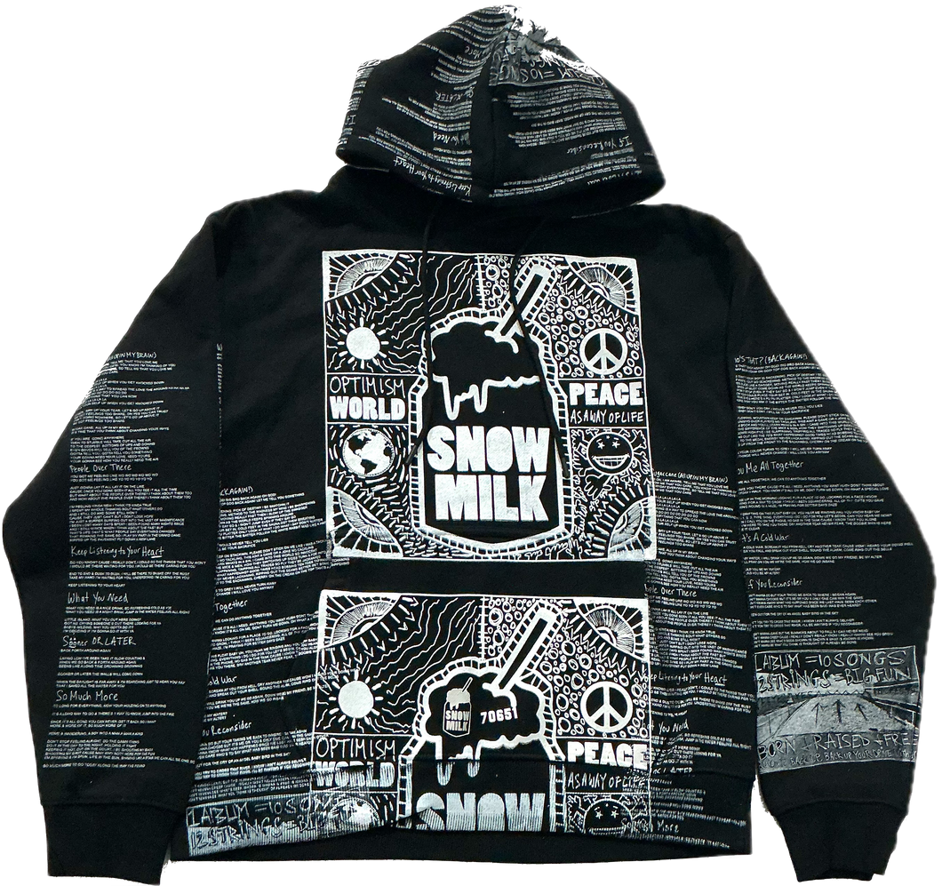 Optimism World Peace As A Way Of Life (The Wearable Album) Hoodie (Size Medium)