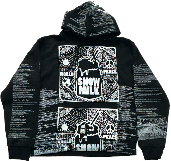 Optimism World Peace As A Way Of Life (The Wearable Album) Hoodie (Size Medium)