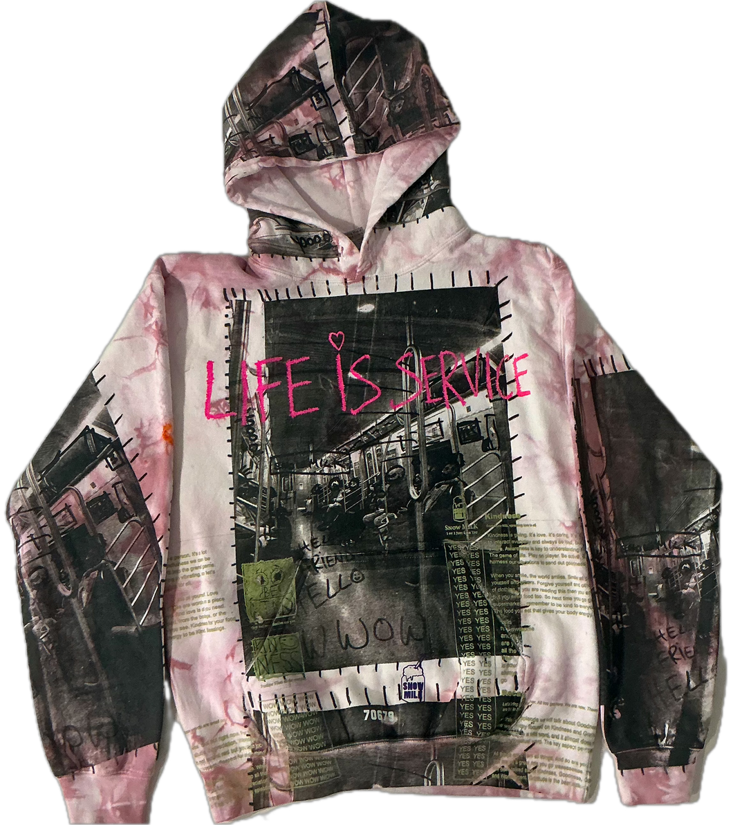 Life Is Service Hoodie (Size Small)