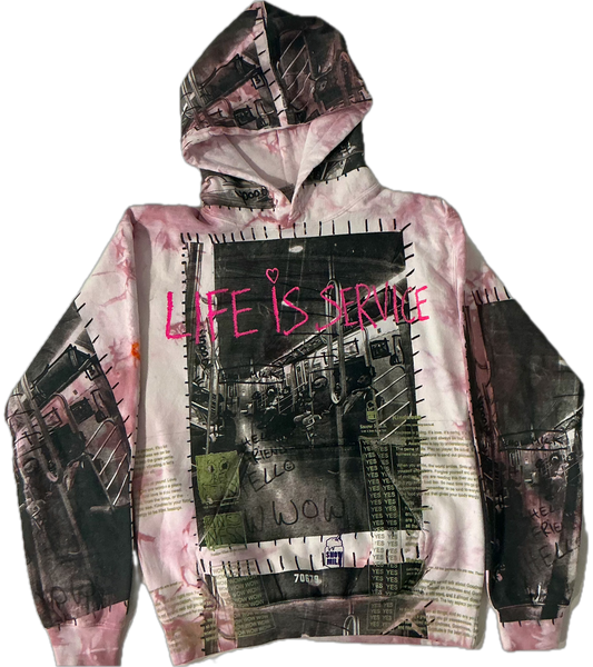 Life Is Service Hoodie (Size Small)