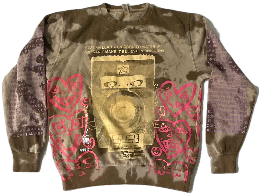 Unicorns To Water Crewneck (Size Medium)