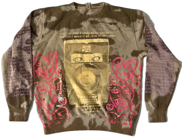 Unicorns To Water Crewneck (Size Medium)