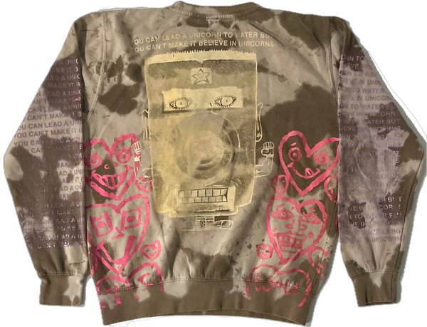 Unicorns To Water Crewneck (Size Medium)
