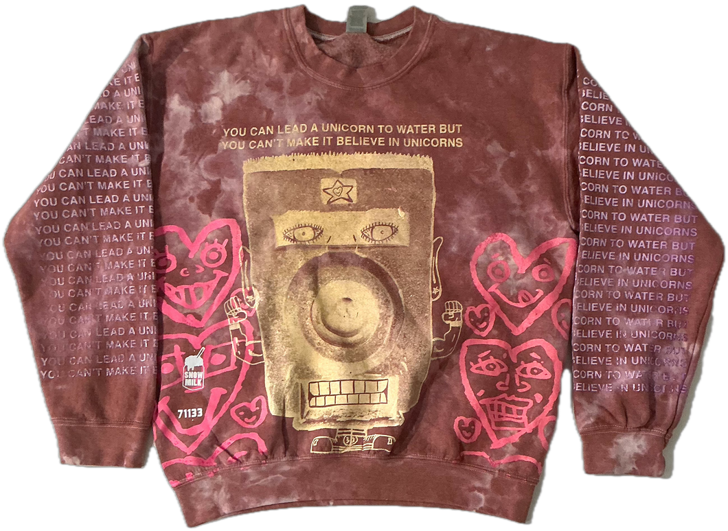 Unicorns To Water Crewneck (Size Medium)