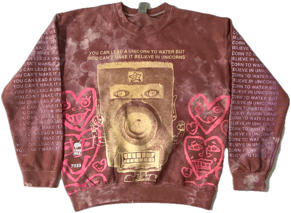 Unicorns To Water Crewneck (Size Medium)