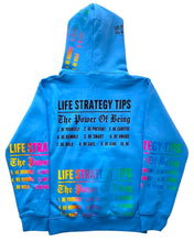 Load image into Gallery viewer, Life Strategy Tips Hoodie (Size Small)

