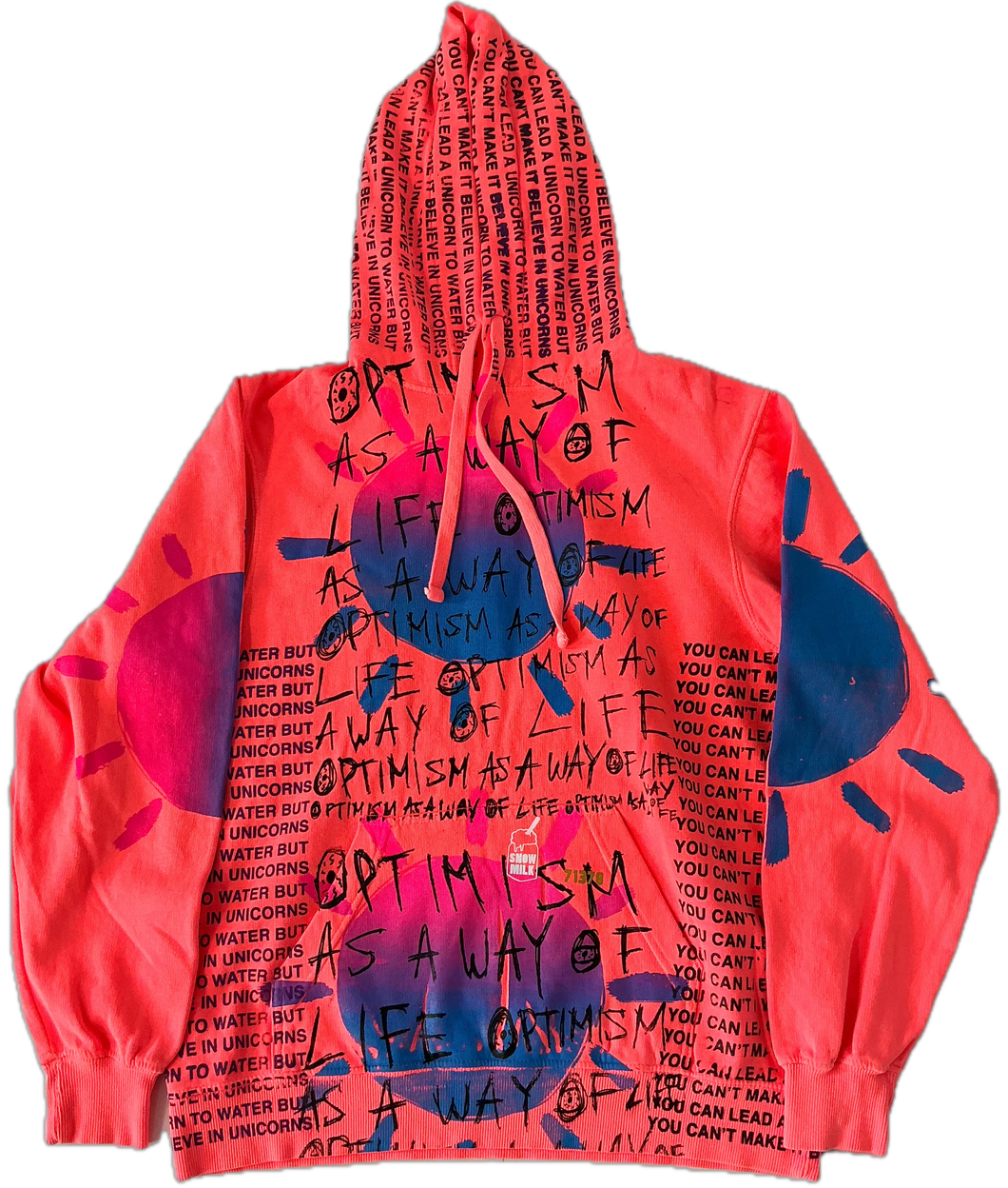 Optimism As A Way Of Life Hoodie (Size Small)