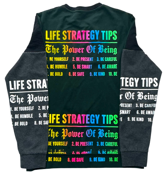 Life Strategy Tips Long Sleeve Tee (Size Medium)