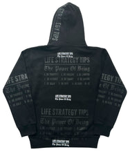 Load image into Gallery viewer, Life Strategy Tips Hoodie (Size Small)

