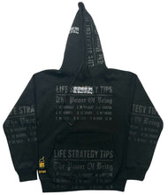 Load image into Gallery viewer, Life Strategy Tips Hoodie (Size Small)
