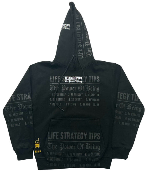 Life Strategy Tips Hoodie (Size Small)