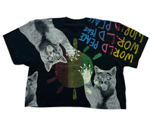 Load image into Gallery viewer, World Peace Crop Top (Size Women’s Medium)
