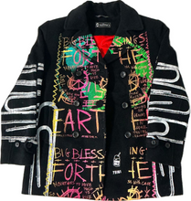 Load image into Gallery viewer, Lucha Paperclips Overcoat (Size Small)
