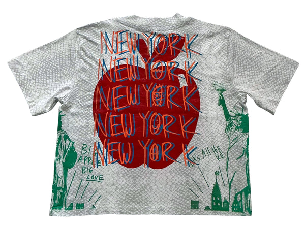 Big Apple Big Love Crop Top (Size Women’s Large)