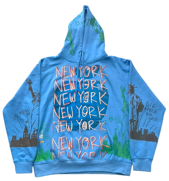 Big Apple Big Love Hoodie (Size Large)
