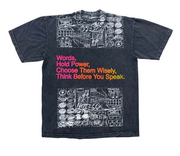 Words Hold Power 6.5oz Tee (Size Medium)